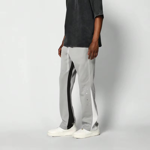 Pantalones Deportivos de Algodón de Alta Calidad para Hombre, Estilo Jogger, con Parches, Cintura Elástica, Pantalones Deportivos Ajustados con Efecto Apilado para Hombre 2026 - Product Image 4