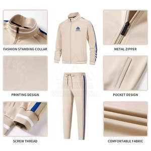 ชุดวอร์มซิปมีฮู้ดผ้าคอตตอน100% สำหรับฤดูหนาวเป็นมิตรกับสิ่งแวดล้อมไซส์พิเศษงานตามสั่ง - Product Image 5