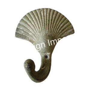 Chất Lượng Cao Móc Duy Nhất Hình Dạng Vỏ Đúc Sắt Cổ Điển Phong Cách Móc Chìa Khóa Cá Nhân Giữ Khăn Và Treo Tường 1 Móc - Product Image 1