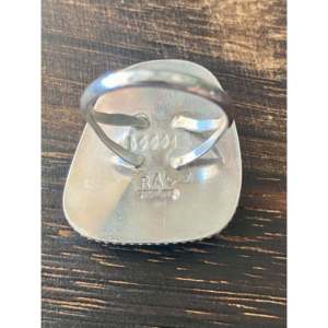 Bague Reda Galvan en argent sterling avec coquille d'ormeau sertie de pierres géométriques, taille 9.75 - Product Image 5