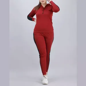 Survêtements en molleton de coton ajustés pour femmes, vente en gros, dernier design personnalisé pour l'hiver - Product Image 5