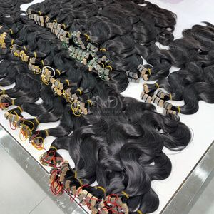 ผมดิบจากเส้นผมจริงผมมนุษย์มัดเป็นลอนคลื่นสีธรรมชาติ100% ผมมนุษย์เวียดนาม - Product Image 2