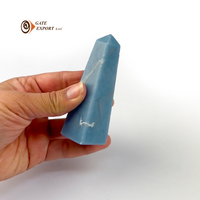 El mejor trabajo artesanal de piedra de obelisco de celestita peruana Natural 100% para la relajación del amor y el regalo de Good Energy Vibe de Perú