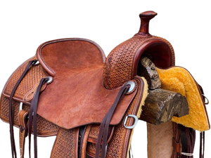 Selle de cheval de course occidentale anglaise en cuir de qualité supérieure, fabriquée à la main, durable, confortable, à prix de gros, best-seller - Product Image 3