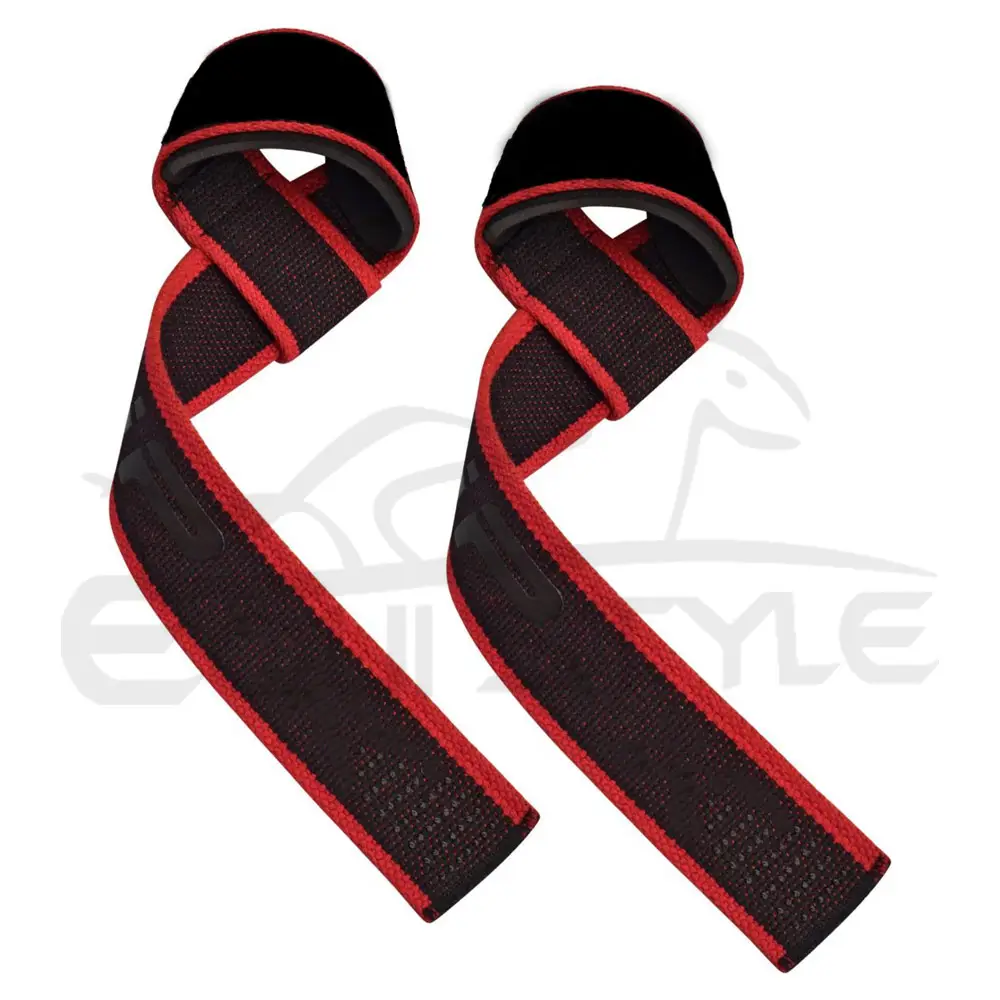 Adjustable Neoprene Lifting Straps For Deadlift Pull Up Support Lifting Straps Top Quality Custom Sports Weight Lifting Straps