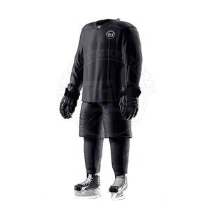 Fabricant pakistanais d'uniformes de hockey sur glace surdimensionnés, vêtements de sport pour adultes, service OEM, équipe personnalisée, 100% polyester respirant - Product Image 2