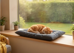 Lit pour animaux de compagnie en tissu Oxford de qualité supérieure « Amistar » 75x55 cm pour chats et petits chiens, OEM/Vente en gros - Product Image 3