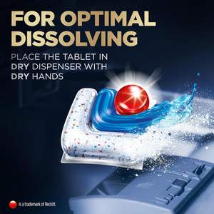 Pastillas para Lavavajillas Finish, Ultimate Plus Infinity Shine, 146 Unidades (73 x 2 Paquetes), Aroma Fresco, Elimina la Grasa Difícil - Product Image 2