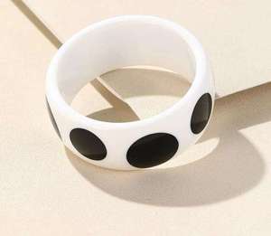 Brazalete de Resina Personalizable Artizon Studio, Patrón de Remolino Veraniego, Color Gelatina, Joyería Artesanal Hecha a Mano, Moda India - Product Image 5