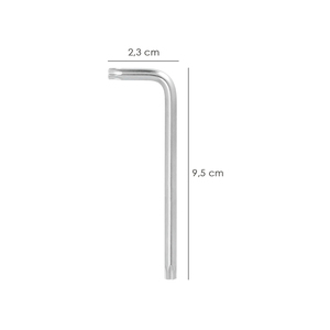 Chiave Torx Professionale T20 Antimanomissione, Lunga in Acciaio al Cromo Vanadio - Product Image 2