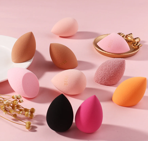 Porte-éponges de maquillage personnalisés avec logo, marque privée, éponges de maquillage douces sans latex pour fond de teint - Product Image 2