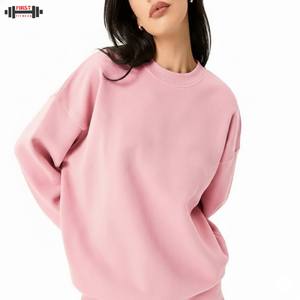 Sweat-shirt d'hiver pour femmes tendance, manches longues, vente en gros personnalisée, haute qualité, design doux, décontracté, fitness, tie-dye, 2 pièces, pas cher - Product Image 1