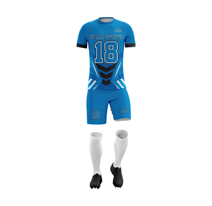 OEM Custom Men's Soccer Jerseys 100% Polyester Sublimated <b>Football</b> Uniform Set Sports Kits for Training and Matchwear - Product Image 1
