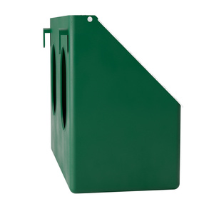 Mangeoire à pigeons montée avec barre de support solide et 2 compartiments pour faciliter l'accès aux recharges d'alimentation - Product Image 3