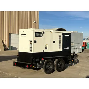 Groupe électrogène diesel industriel 95 kW avec sélecteur de tension, interrupteur rotatif, sortie sur remorque, alimentation de secours commerciale - Product Image 1