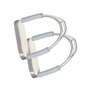 Nueva llegada Polo montar caballo estribos aluminio ligero agarre de seguridad duradero OEM fábrica al por mayor exportación - Product Image 3