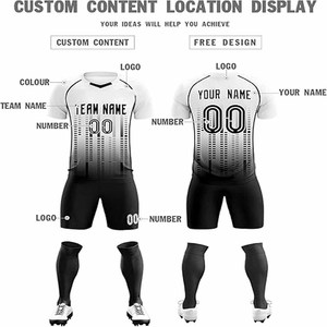 Camiseta de Fútbol Retro Vintage Personalizable Anti-Pilling Cuello Redondo Ajuste Holgado Uniforme Masculino subido por Dress Sports - Product Image 6