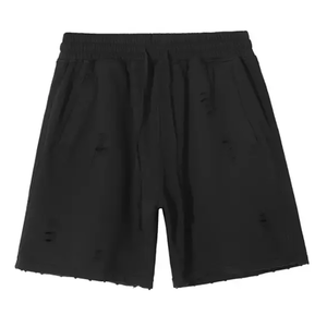 Nouveau Style Streetwear taille adulte femmes Shorts en détresse/concevoir votre propre couleur personnalisée femmes Shorts en détresse - Product Image 1