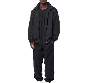 เสื้อแจ็กเก็ตกีฬากลางแจ้งเสื้อกันลมผ้าฝ้าย100% คอตั้งด้านหน้าปรับแต่งโลโก้ได้ตามต้องการ - Product Image 6