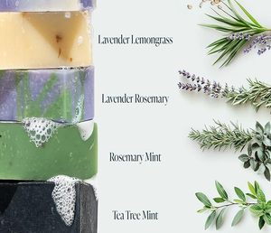 สบู่ก้อนทำมือธรรมชาติ100% เพิ่มความชุ่มชื้นให้ผิวอ่อนโยนอ่อนโยนดูแลผิวนุ่มสุขภาพผิว - Product Image 2