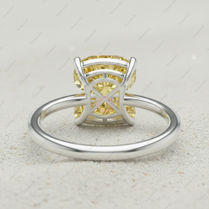 Original Christmas gifts ideas Fancy Yellow Alphabet Cut dad wife Personalized <b>Unique</b> Diamond <b>Ring</b> Jewellery under 99 for 2025 - Product Image 3