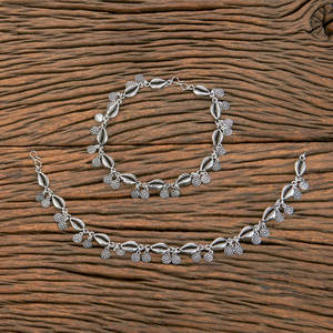 Artificial Wholesale Classic Payal Brass Material Handmade Setting With Oxidised Plating in India - Product Image 1