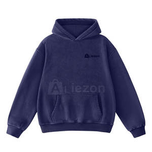 Sudaderas transpirables con lavado ácido para mujer al por mayor sudaderas con capucha con lavado ácido de color sólido de último estilo a la venta - Product Image 5