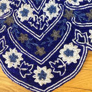 <b>Beaded</b> <b>Placemat</b> Handmade Round Charger for Luxury Dining & Holiday Decor Unique Piece Handmade <b>Beaded</b>, <b>Placemat</b>, Housewarming - Product Image 5