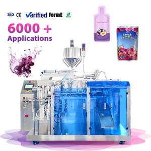 Máquina Empacadora Automática Doypack de Nuevo Diseño en Acero Inoxidable SUS304 para Envasado de Alimentos Líquidos en Bolsas de Plástico - Product Image 1