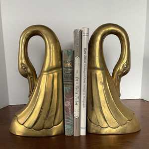 Sujetalibros artesanales de Metal Art Deco moderno, soportes de estante escultóricos de aluminio para una elegante biblioteca de oficina o decoración del hogar - Product Image 4