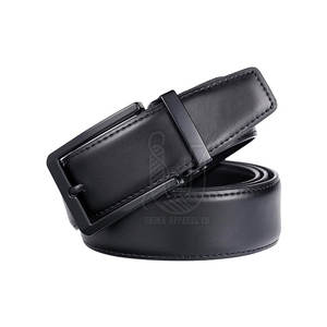 Ceintures en cuir personnalisées de haute qualité, légères, avec boucle en acier, en cuir de vache, taille personnalisée, fabriquées au Pakistan - Product Image 3