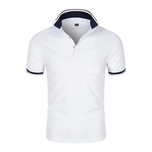 Polos transpirables de gofres sólidos de negocios para hombre, Top informal holgado a la moda, solapa larga con botones, manga larga fina de verano - Product Image 1
