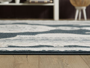 Tapis turc de luxe fabriqué à la machine Crown Elvin Navy Premium pour salon, provenant d'un fabricant de Gaziantep - Product Image 4