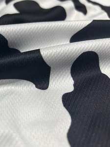 กางเกงขาสั้นฤดูร้อนสำหรับผู้ชายกางเกงขาสั้นลายตาข่ายระบายอากาศพิมพ์ลายวัวแนวไฮสตรีท - Product Image 6