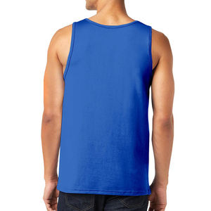Camiseta sin mangas deportiva para hombre de alta calidad, chaleco deportivo ajustado con capucha, algodón transpirable, estilo muscular, estampado personalizado - Product Image 4