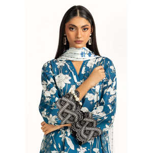 IUSTKSD-866 Traje Casual de Verano de 3 Piezas con Estampado para Jardín - Product Image 4