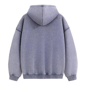 Sudadera con Capucha Personalizada al por Mayor para Hombre, Impresión Digital de Invierno, Ecológica, Resistente al Viento, con Logotipo Personalizado, Mezcla de Algodón de Secado Rápido - Product Image 2