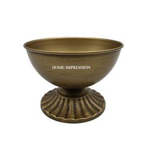 Cuenco para mezclar alimentos de latón macizo de forma redonda muy demandado, cuenco para servir alimentos Vintage pulido en oro de gran tamaño de Calidad exclusiva - Product Image 2