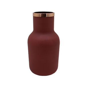 Vente chaude Vaisselle Décoratif Fer Fleur Vase Noir Finition pour La Maison et La Décoration De Mariage Vase En Métal À La Main - Product Image 4