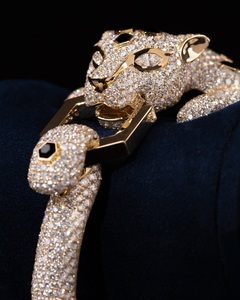 14K White Gold Unisex Clustered Tennis <b>Chain</b> Bracelet 10mm <b>VVS</b> Lab <b>Diamond</b> High Quality Iced Moissanite Necklaces for Him Her - Product Image 2