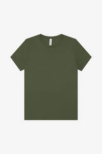 Camisetas de tres mezclas para mujer, de manga corta Camiseta ajustada con cuello redondo para mujer, Camisetas Básicas de doble forro con cuello redondo ajustadas - Product Image 3
