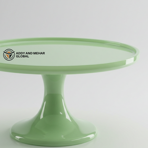 ขาตั้งเค้กเรซิ่นทำมือ ขาตั้งโชว์ขนมหวานทรงหรูหรา ขาตั้งเสิร์ฟทรงกลมสำหรับงานปาร์ตี้และงานอีเว้นท์ - Product Image 2