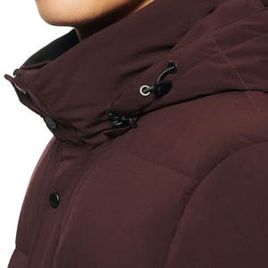 แจ็กเก็ตแบบลำลองสำหรับผู้ชายคุณภาพสูงมาใหม่คอปกตั้งสำหรับฤดูหนาวพร้อมซิปปิดโลโก้ - Product Image 3