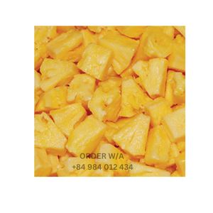 Ananas congelé IQF en tranches, naturellement sucré, fruit tropical du Vietnam, marque Expad - Product Image 2