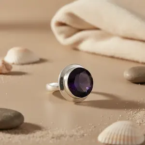 925 <b>Silver</b> Platinum Fine Jewelry <b>Black</b> Onyx Statement <b>Ring</b> for Women <b>with</b> Rhodium Plating Natural <b>Stone</b> Elegant Statement Style - Product Image 2