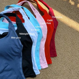 ชุดโยคะไร้รอยต่อ2/3ชิ้นชุดออกกำลังกายสตรีชุดออกกำลังกายยิมชุดครอปเอวสูงเลกกิ้งออกกำลังกาย - Product Image 5