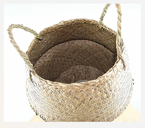 Panier en jonc de mer de qualité pour l'exportation en gros Bac de rangement en rotin tissé pour la décoration de la maison - Product Image 5