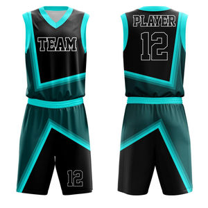 Pantalones Cortos de Baloncesto Sublimados Personalizados al por Mayor, sin Mangas, 100% Poliéster, Último Diseño, Secado Rápido, Transpirables - Product Image 3