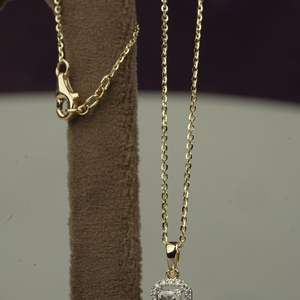 Premium 1.1ct laboratorio crecido diamante moissanite peso ligero colgante oro rosa oro plata Esmeralda redondo IGI SGL venta al por mayor oem odm - Product Image 4