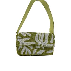 Elegant Seed Beads Beaded Embroidery Clutch <b>Handbag</b> Luxury Beaded Embroidery Custom Design Evening <b>Handbag</b> - Product Image 4